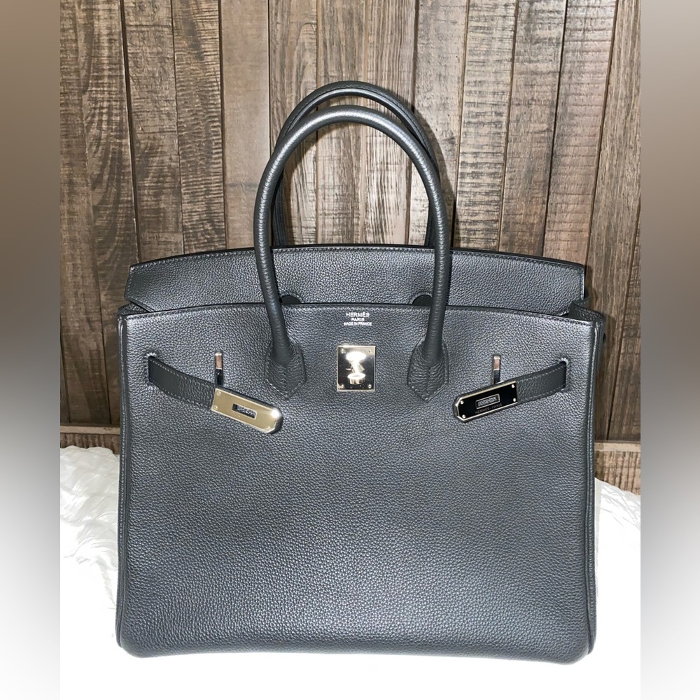 NEW HERMÈS BIRKIN 35 TOGO LEATHER - Picture 2 of 16